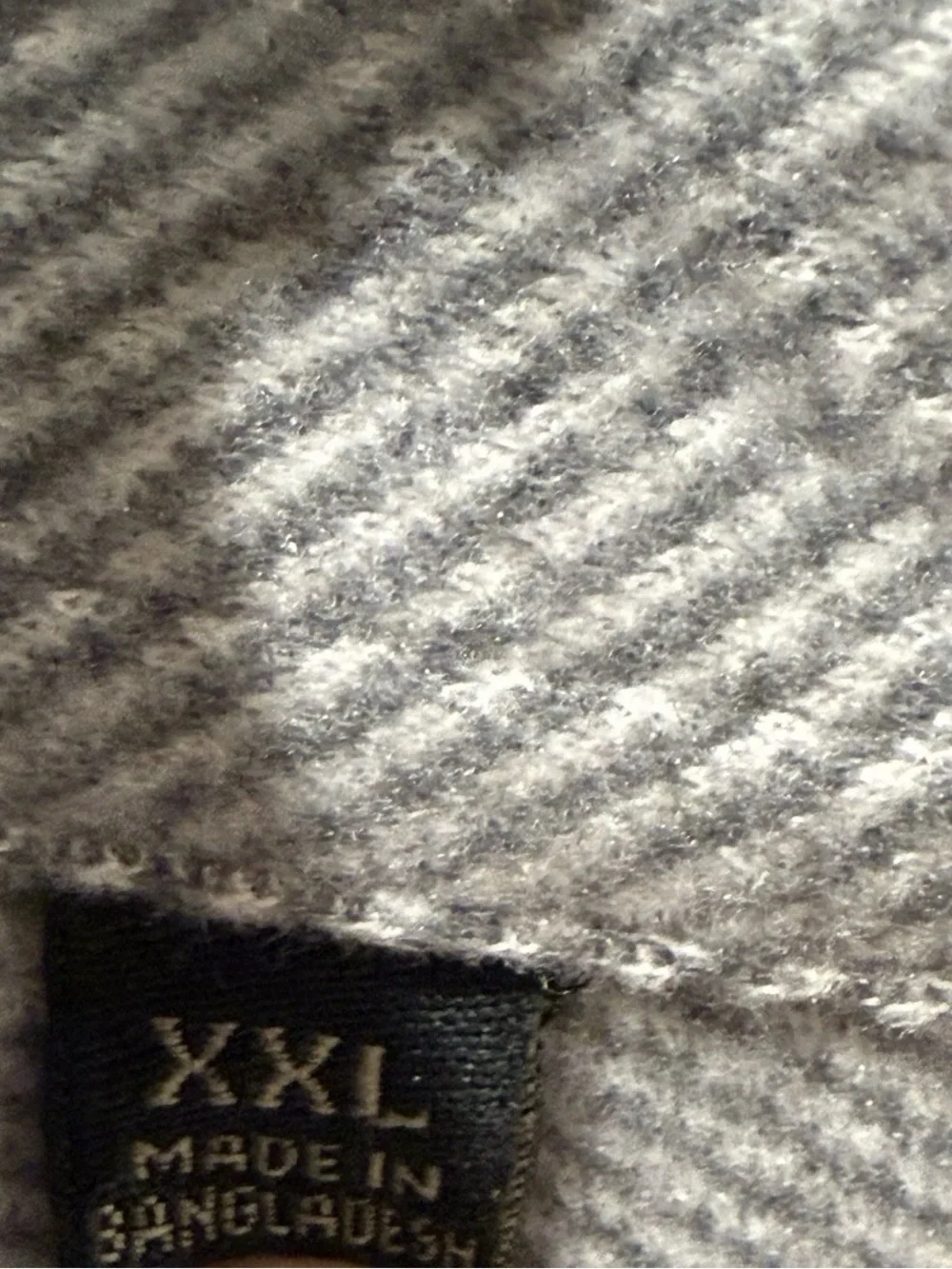 Jachs NY Shirt Men XXL Gray Button Up Long Sleeve Heavy Knit Flannel